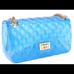 “Jealous” Crossbody Bag (BLUE Jelly Purse)
